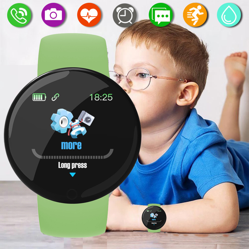 Smartwatch Watches For Kids - เด็กสมาร์ทนาฬิกาข้อมือความดันโลหิต Smartwatch กันน้ำผู้หญิงเครื่องวัดชีพจรสายรัดข้อมือฟิตเนสเด็กดูกีฬา