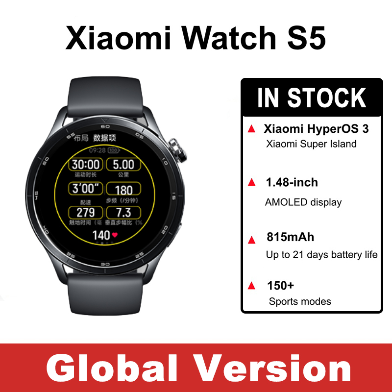 Timex Watches Smartwatch - Xiaomi Watch S5 รุ่น Global ระบบปฏิบัติการ