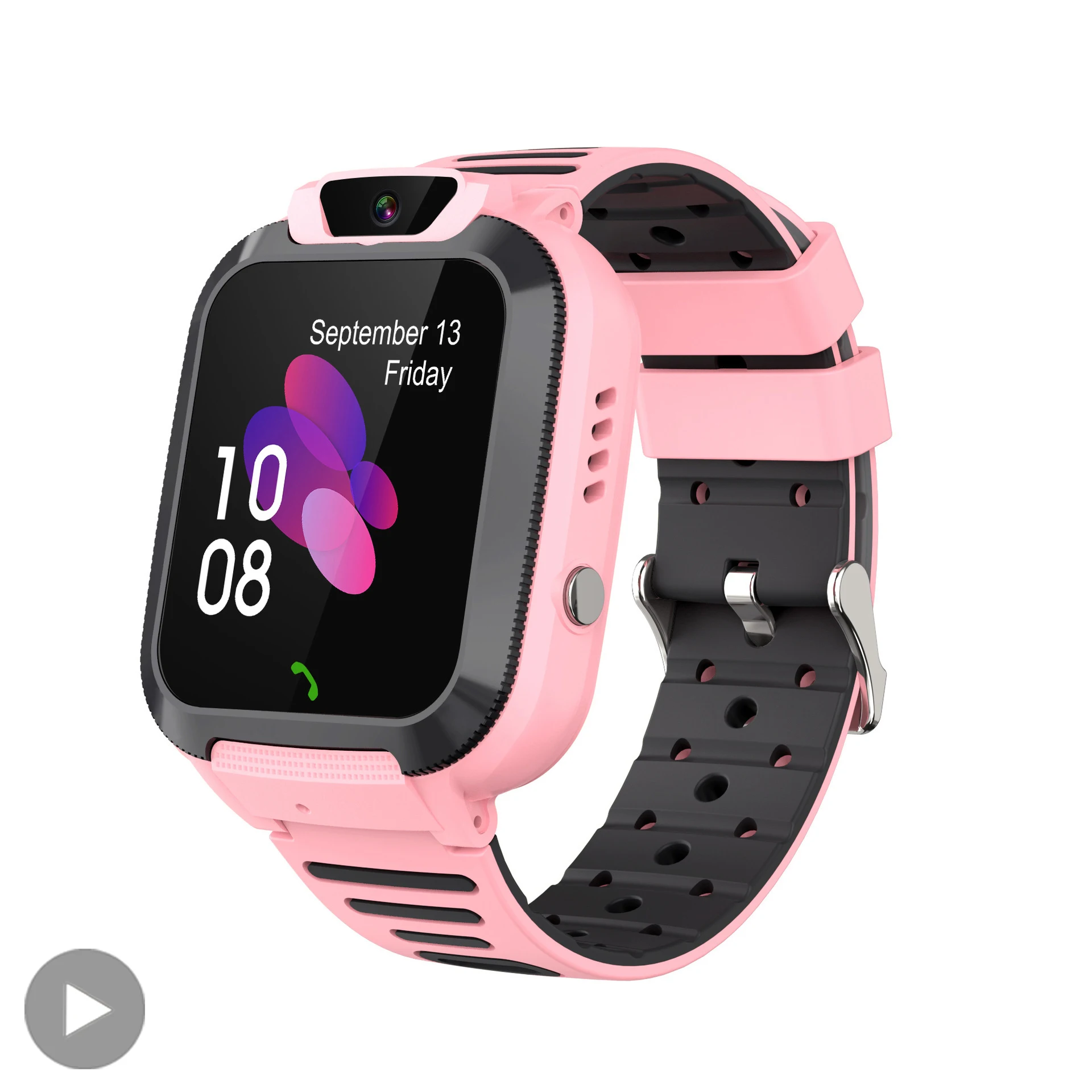 Smartwatch Digital Watches For Kid Girl - นาฬิกาข้อมือสมาร์ทวอทช์สำหรับเด็ก, นาฬิกาอัจฉริยะสมาร์ทวอท์ชสำหรับเด็กเด็กหญิงเด็กชายระบบติดตาม GPS กันน้ำเชื่อมต่อดิจิตอลอิเล็กทรอนิกส์ได้