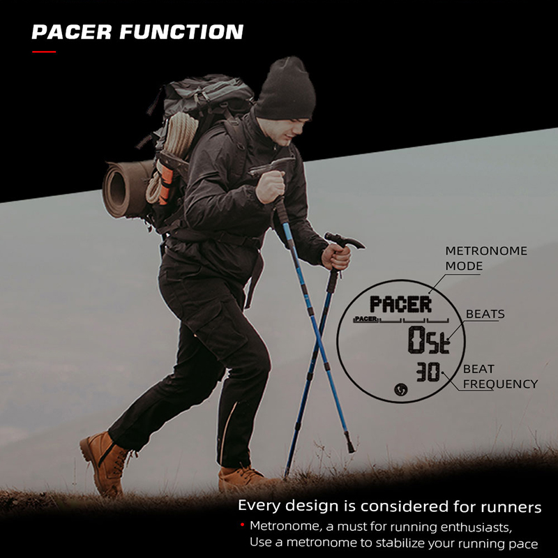 นาฬิกาดิจิตอลสำหรับผู้ชายกีฬาซ - Altimeter Compass Watch บทวิจารณ์และราคา