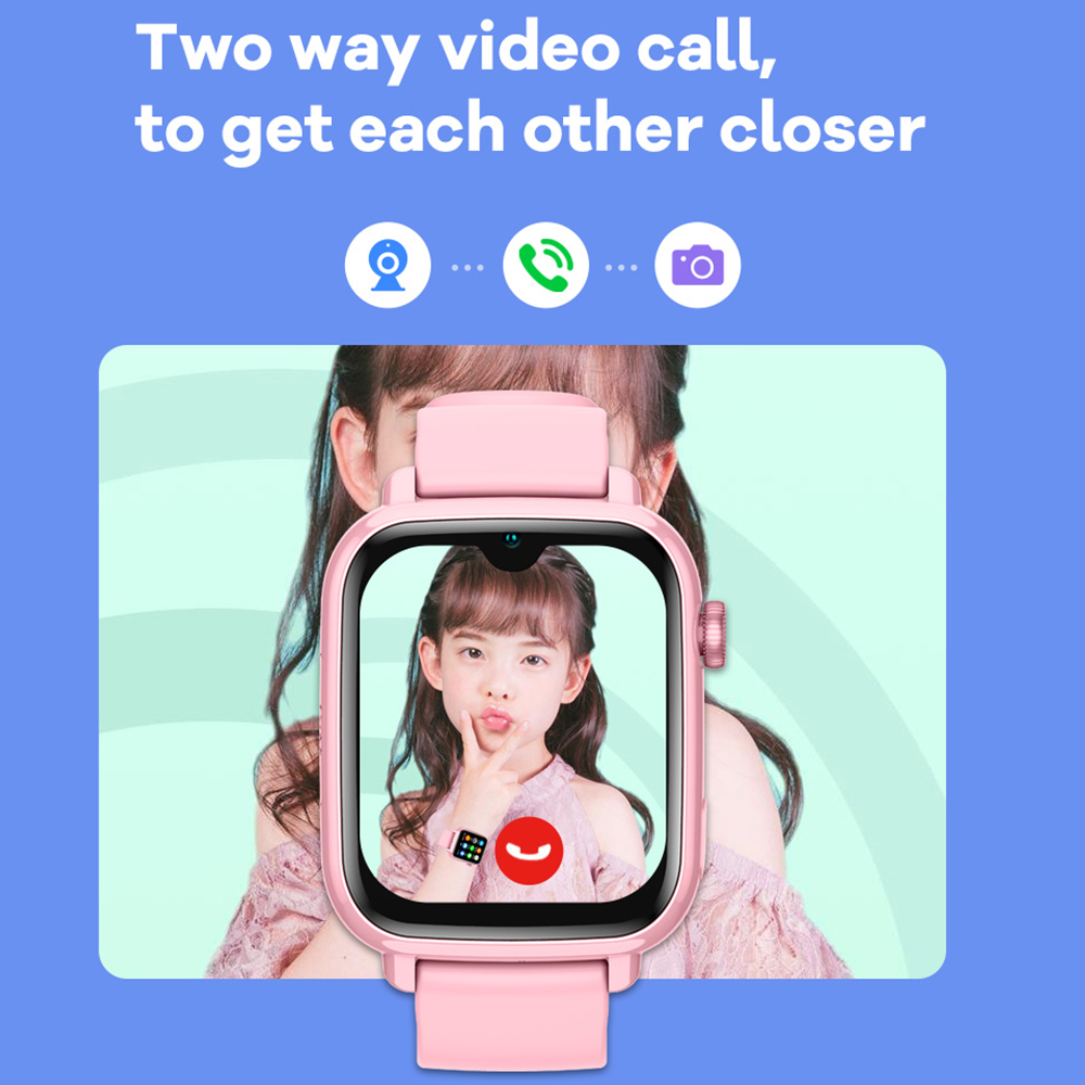 4G สมาร์ทนาฬิกาเด็กนาฬิกาโทรศั - Smartwatch Watches For Kids With Gps บทวิจารณ์และราคา