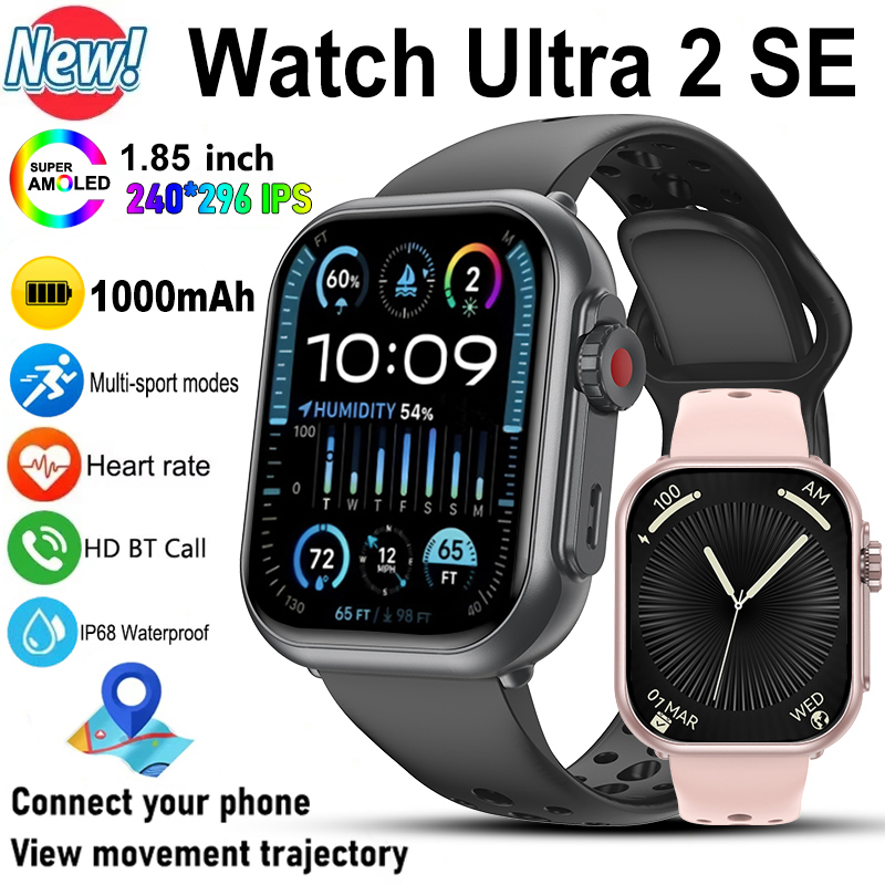 สมาร์ทนาฬิกา Ultra 2 SE ผู้ชาย - Smartwatch Watches For Women With Gps บทวิจารณ์และราคา