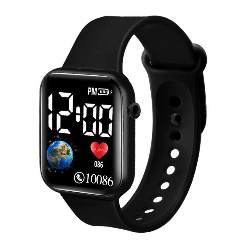 ใหม่ LED นาฬิกาดิจิตอลสำหรับเด - Smartwatch Watches For Girls บทวิจารณ์และราคา