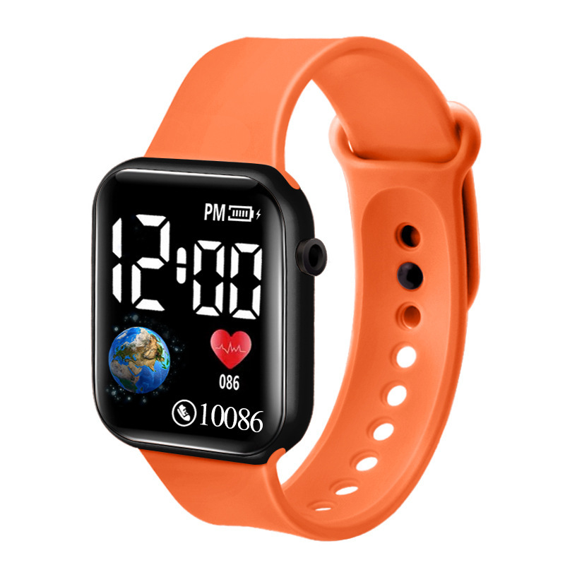ใหม่ LED นาฬิกาดิจิตอลสำหรับเด - Smartwatch Watches For Girls บทวิจารณ์และราคา