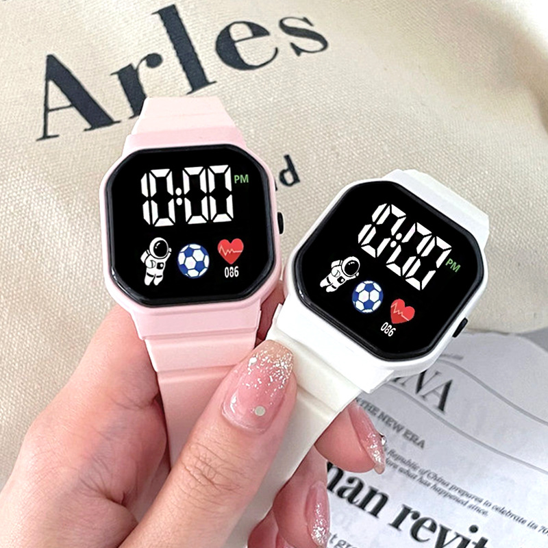 นาฬิกาเด็กกีฬา LED นาฬิกาดิจิต - Smartwatch Watches For Girls บทวิจารณ์และราคา