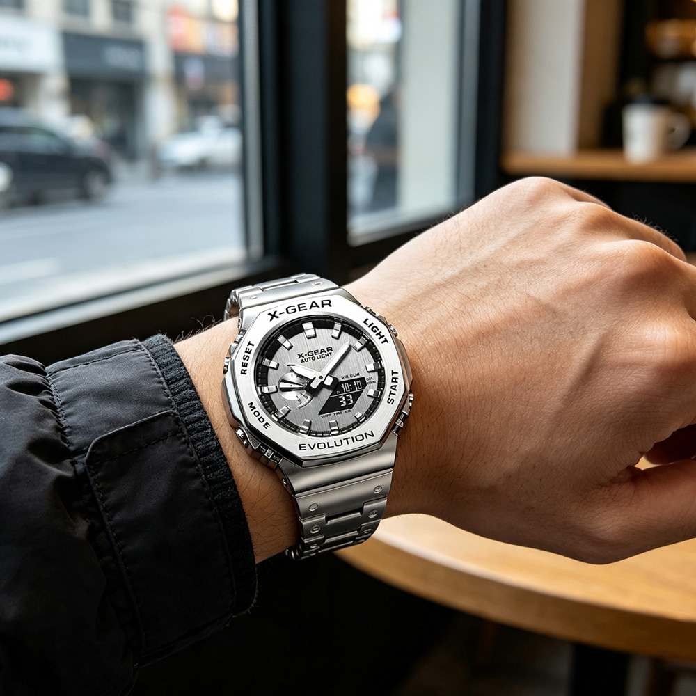นาฬิกากีฬาดิจิตอล X-GEAR หน้าจ - Watches Ladies Smartwatch บทวิจารณ์และราคา