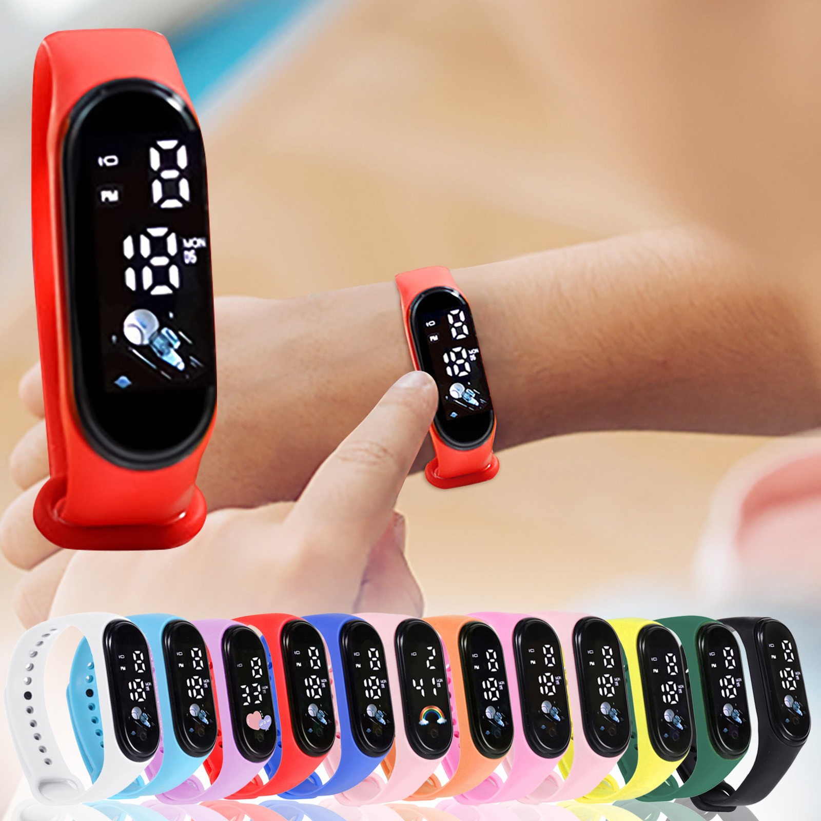 Kawaii สมาร์ทวอท์ชสําหรับเด็กแ - Smartwatch Digital Watches For Kid Girl บทวิจารณ์และราคา