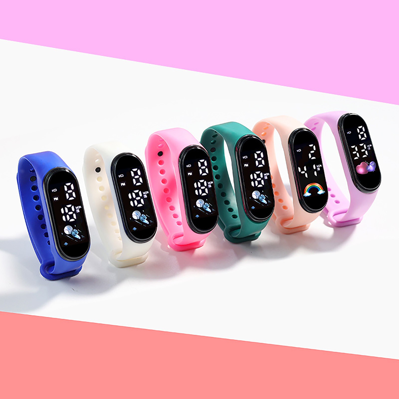 Kawaii สมาร์ทวอท์ชสําหรับเด็กแ - Smartwatch Digital Watches For Kid Girl บทวิจารณ์และราคา
