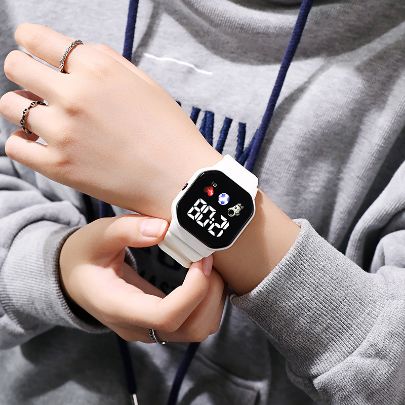 นาฬิกาอิเล็กทรอนิกส์ LED, นาฬิ - Smartwatch Watches For Girls บทวิจารณ์และราคา