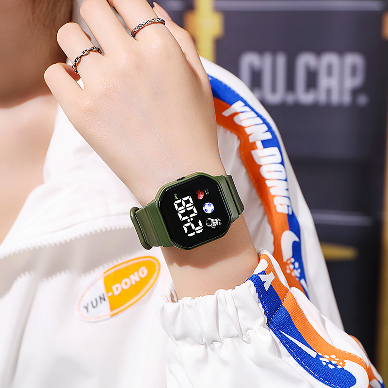 นาฬิกาอิเล็กทรอนิกส์ LED, นาฬิ - Smartwatch Watches For Girls บทวิจารณ์และราคา