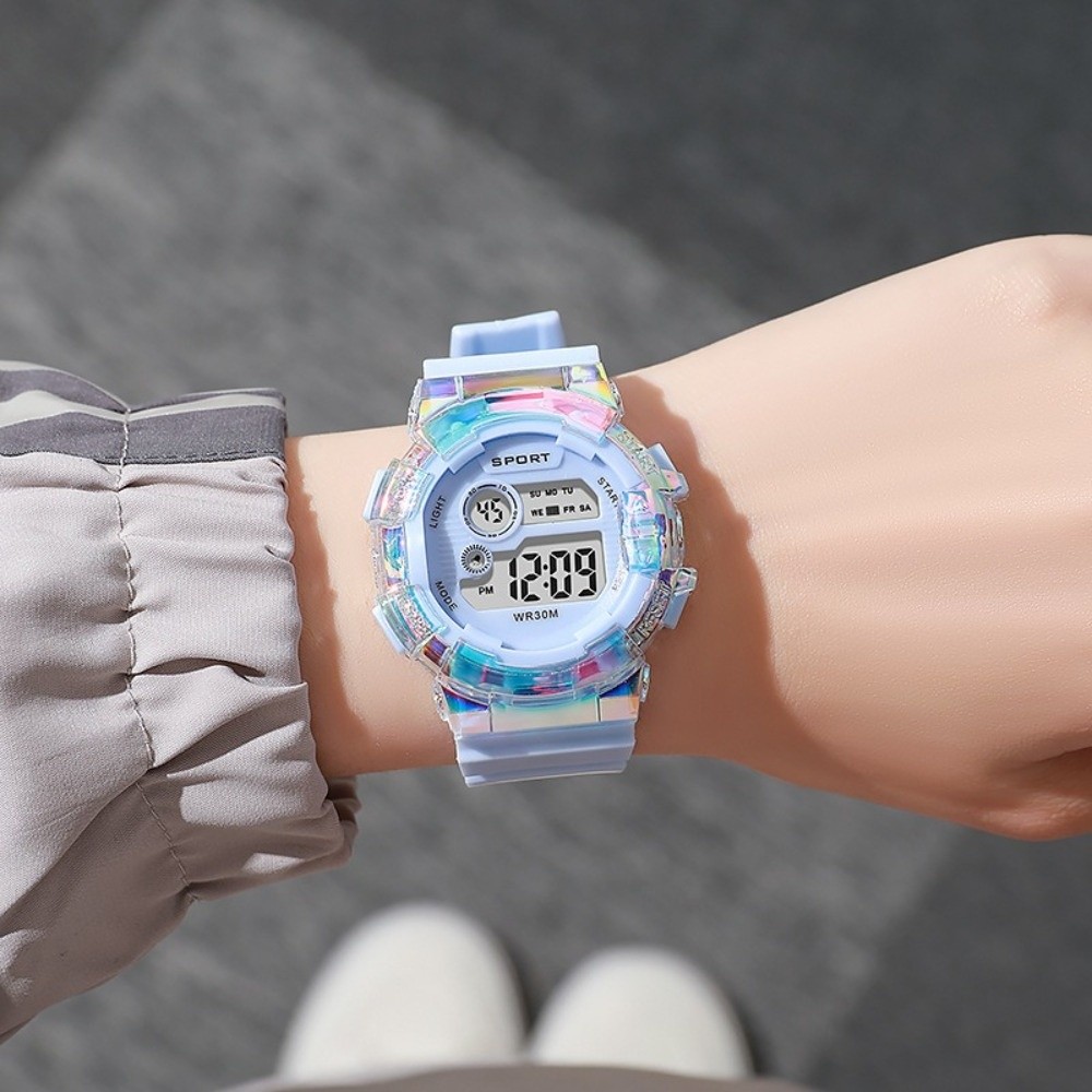 นาฬิกาเด็กสำหรับกีฬา กันน้ำ หน - Smartwatch Digital Watches For Kid Girl บทวิจารณ์และราคา