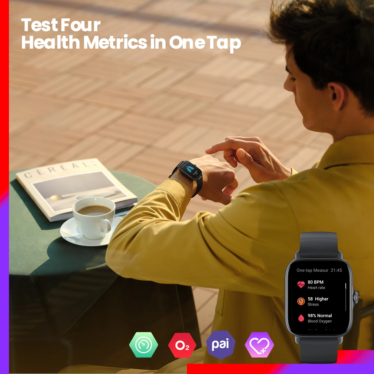 สมาร์ทวอทช์ Amazfit GTS 3 กันน - Timex Watches Smartwatch บทวิจารณ์และราคา
